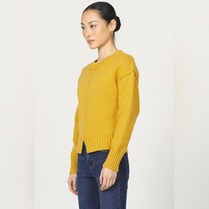 Zara Women's Mustard Sweater, Size L